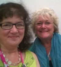 Debbie Young with Katie Fforde